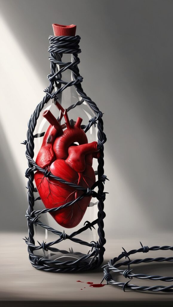 creative art works - artwork of heart