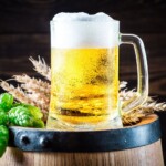 100+ Best Quality Beer Bottle Images 16 Beer Glass with beer foaming