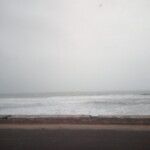 Distant view of a beach