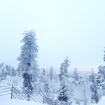 Snow Covered Resort Images