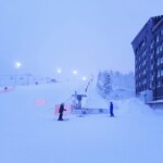 Scenic View of Snow Covered City in Europe