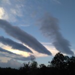 Natural Scenery - Sunset View with clouds in sky