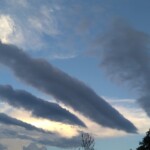 Natural Scenery - Sunset View with clouds in sky