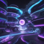 a futuristic AI colony a futuristic AI colony