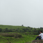 a man enjoying the beauty of nature