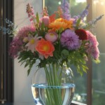 100+ Beautiful Pictures of Flowers, Free Download 67 flower images - a beautiful vase with multicolored flowers