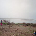 at the river beach
