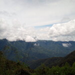 hills and clouds