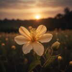 100+ Beautiful Pictures of Flowers, Free Download 63 white-flower-during-sunset