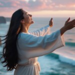 woman-praying-near-beach woman-praying-near-beach