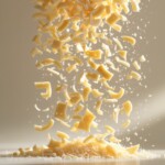 Grated cheese sprinkled