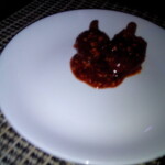 Indian pickle on plate