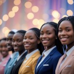 a group of black woman a group of black woman