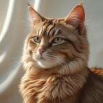 a moody cat