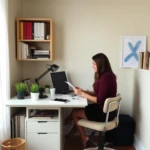 people at work