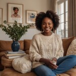 black woman drinking coffee black woman drinking coffee