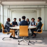 boardroom meeting in office