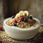 bowl of oats and cereals