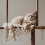 cat on a swing