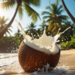 coconut on the beach