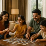 family enjoying time together
