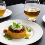 food with wine