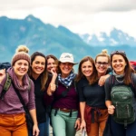 friends on a trip