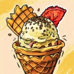 illustrative icecream
