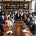image of a diverse group of people in an office