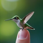 miniature humming bird