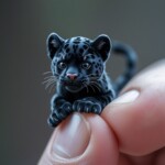 miniature animals - miniature black panther
