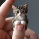 Miniature animals - miniature cat