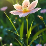 mist covered flower mist covered flower
