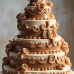 multitiered caramel wedding cake multitiered caramel wedding cake