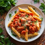 pasta with red sauce