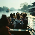 people taking a boat ride