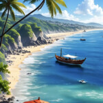 pristine beach