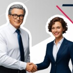 professionals dooing handshake