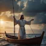 Jesus on a boat Jesus on a boat