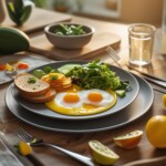 toast with egg pouch