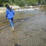 100+ Best Collection of Street Photos for Free Download 51 a woman walking on water