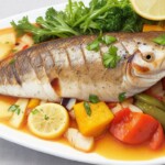baked fish with vegetables