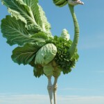 cabbage ostrich cabbage ostrich