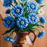 100+ Best Artistic Flower Background Images, Free Download 18 detailed blue painting