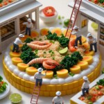 people at work preparing food people at work preparing food