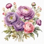 100+ Best Artistic Flower Background Images, Free Download 8 water color flower bunch