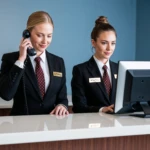 1000+ Beautiful Woman Royalty-Free images 7 woman working at the reception desk